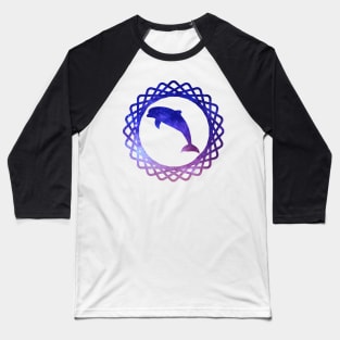 Galaxy dolphin Baseball T-Shirt